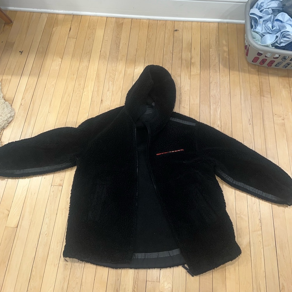 Prada recycled fleece hoodie